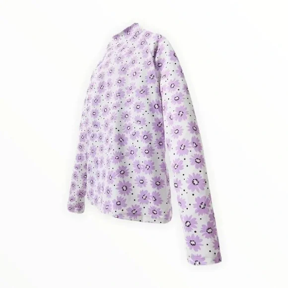 ZARA Kids | Lavender | FLORAL RASHGUARD TOP - Picture 2 of 3